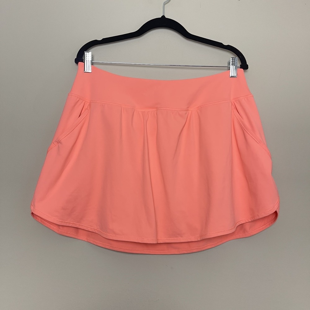 Fila Sports Pull On Coral Mini‎ Athletic Skort Tennis Golf Women's Sz XXL